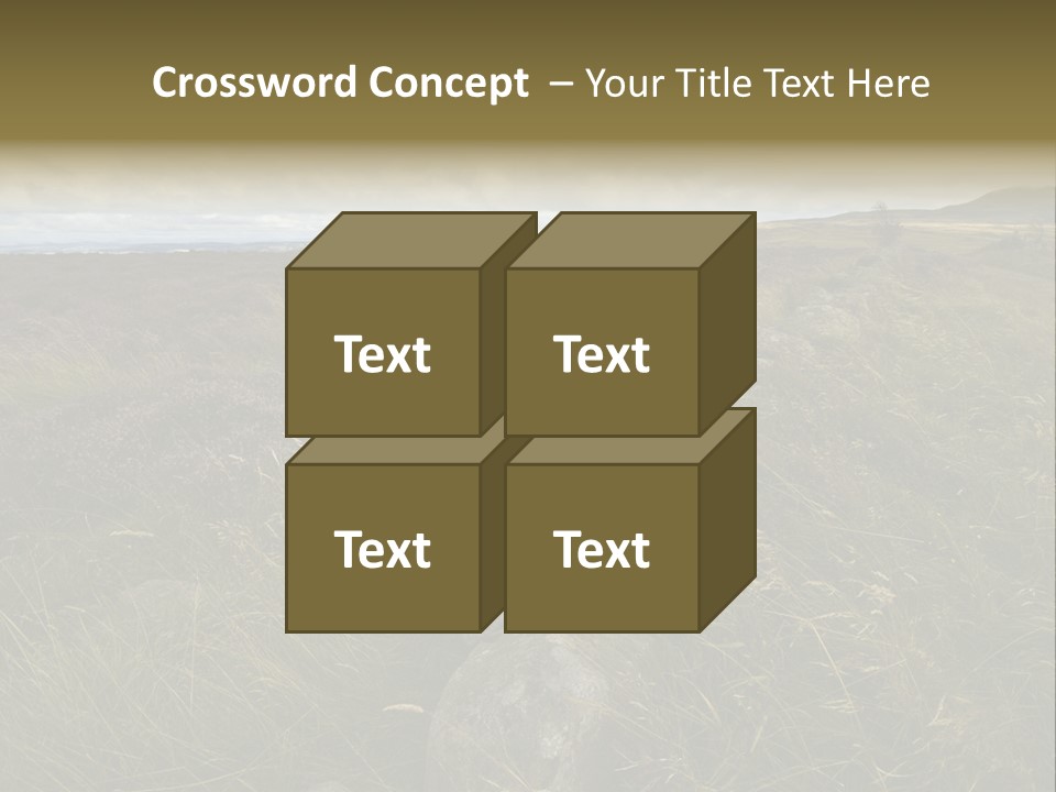 Scottish Highlands - Heather PowerPoint Template