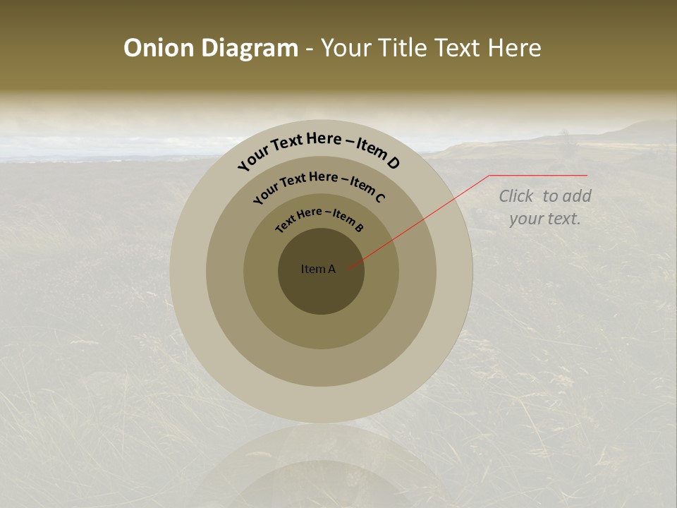 Scottish Highlands - Heather PowerPoint Template