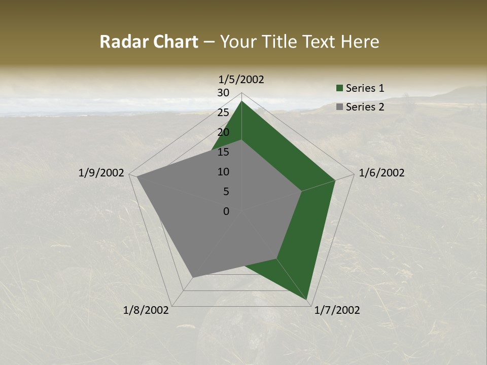 Scottish Highlands - Heather PowerPoint Template