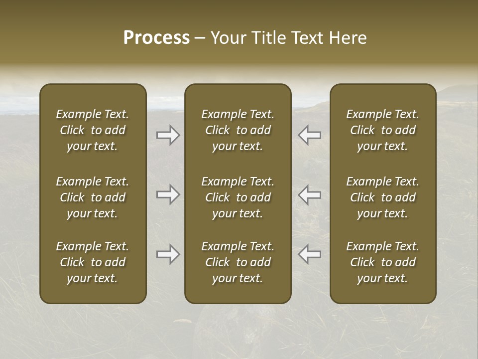 Scottish Highlands - Heather PowerPoint Template