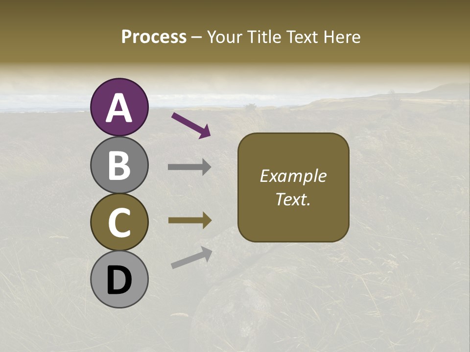 Scottish Highlands - Heather PowerPoint Template