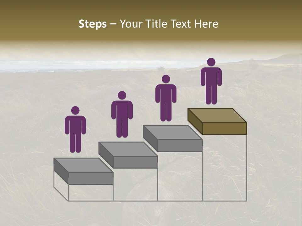 Scottish Highlands - Heather PowerPoint Template