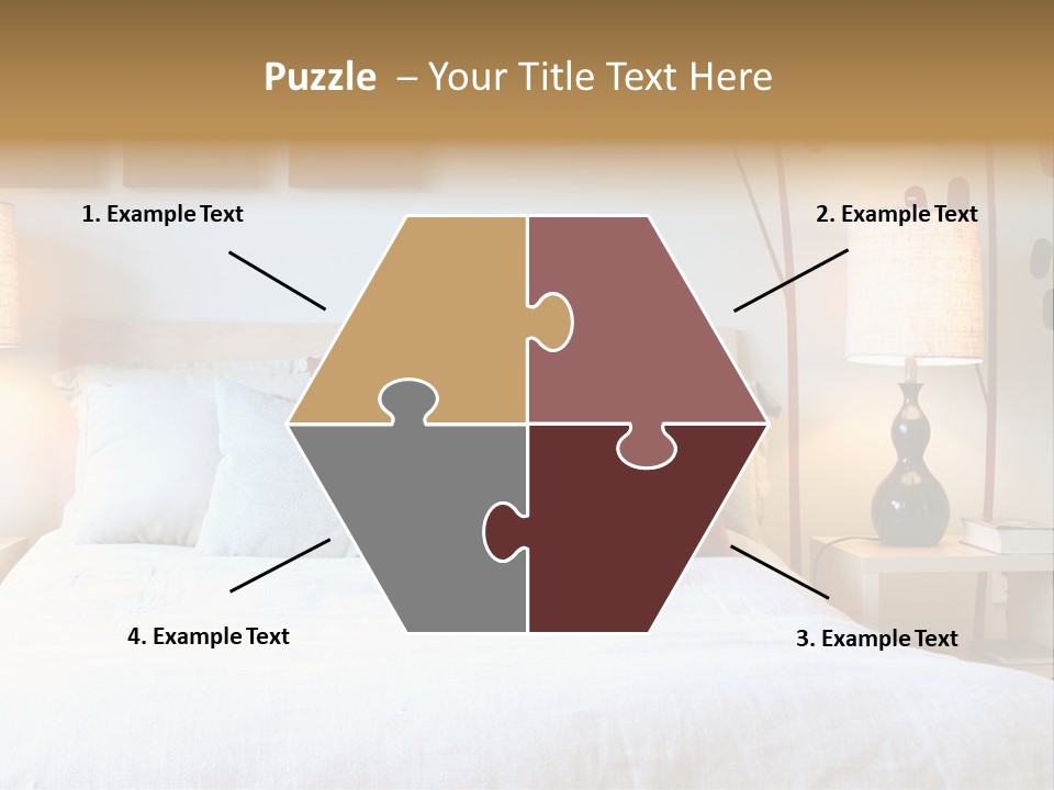 Beautiful Contemporary Bedroom. PowerPoint Template