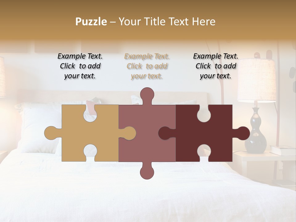 Beautiful Contemporary Bedroom. PowerPoint Template