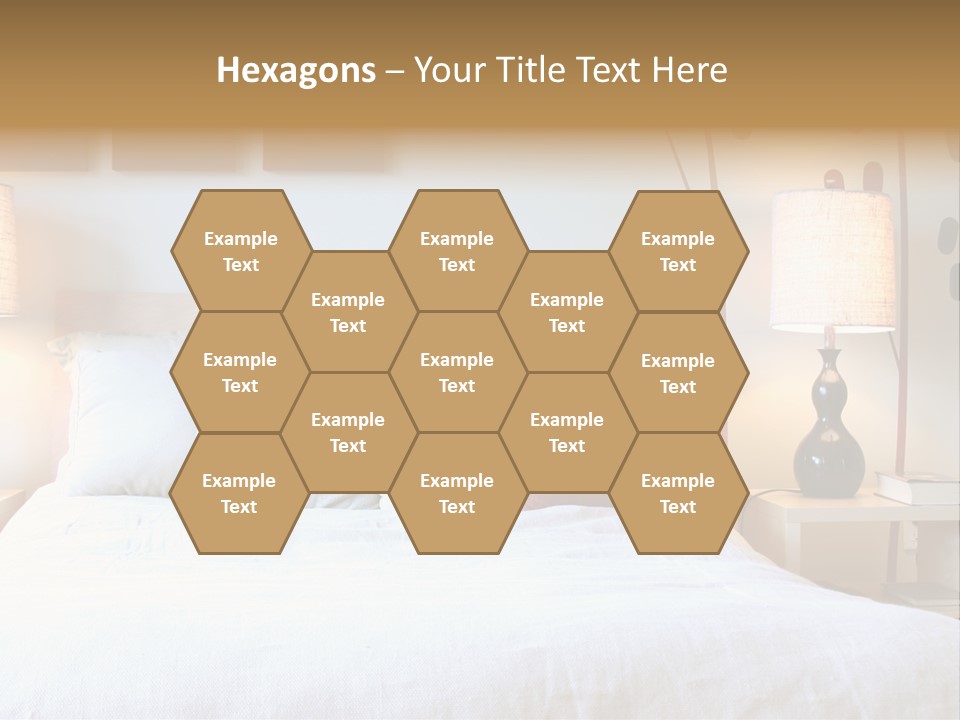 Beautiful Contemporary Bedroom. PowerPoint Template