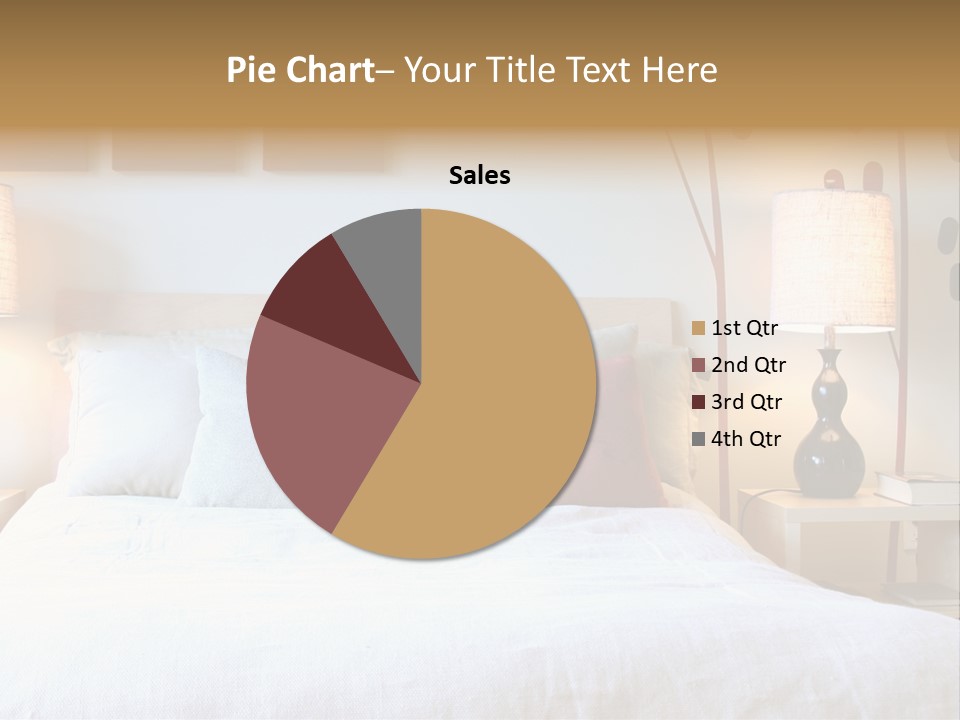 Beautiful Contemporary Bedroom. PowerPoint Template