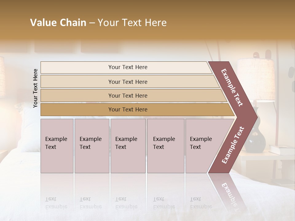 Beautiful Contemporary Bedroom. PowerPoint Template