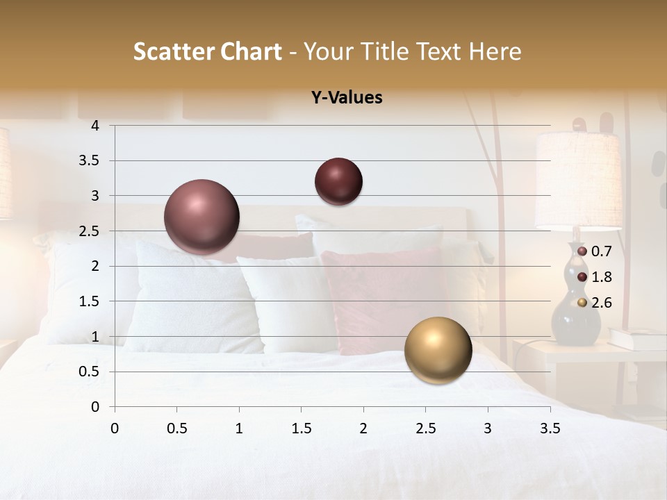 Beautiful Contemporary Bedroom. PowerPoint Template