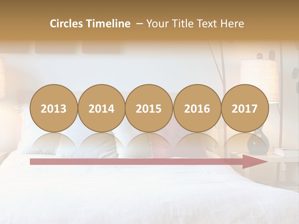 Beautiful Contemporary Bedroom. PowerPoint Template