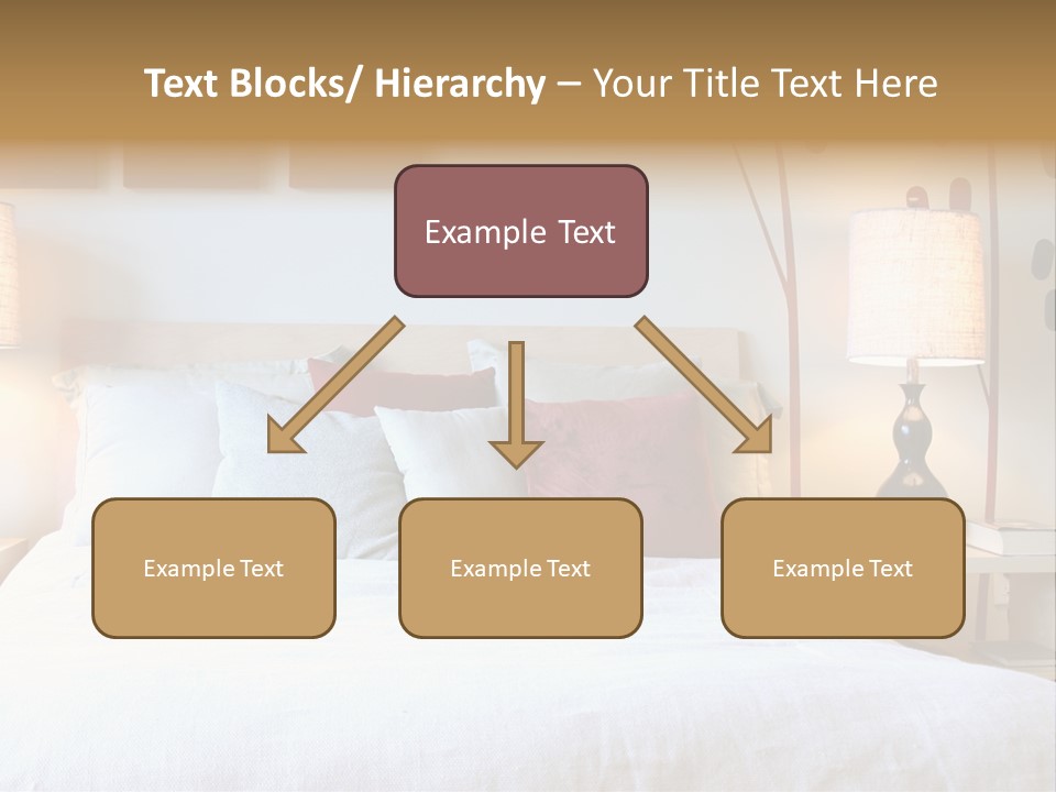 Beautiful Contemporary Bedroom. PowerPoint Template