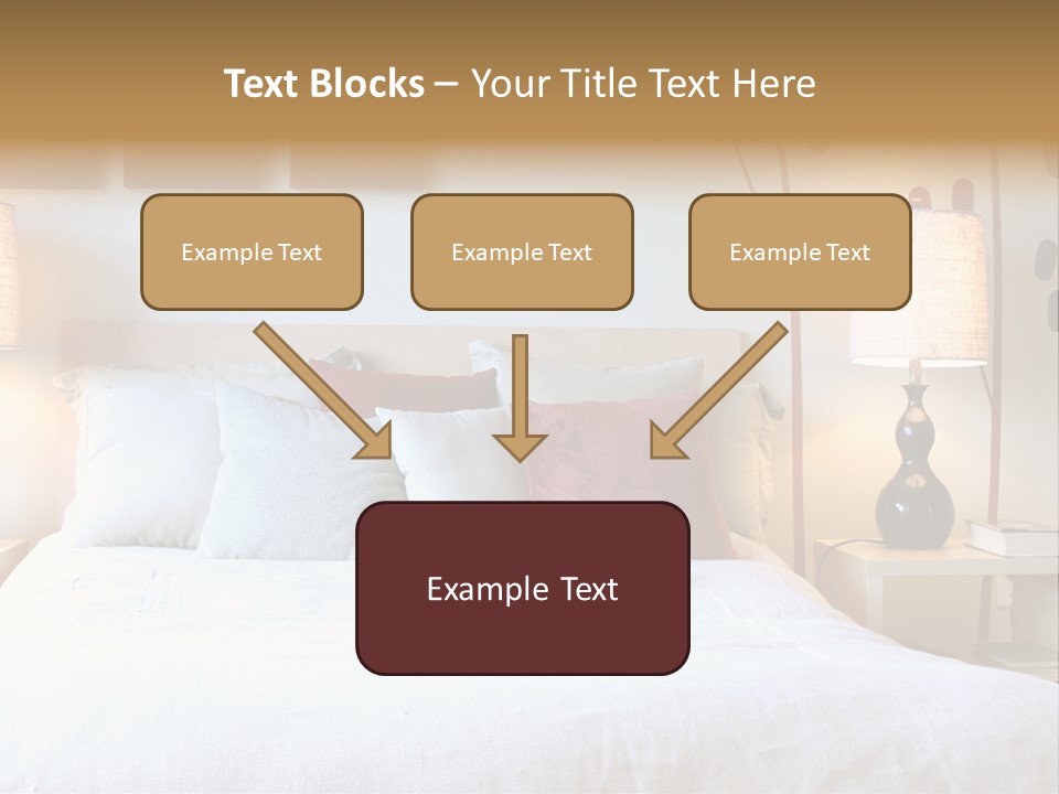 Beautiful Contemporary Bedroom. PowerPoint Template