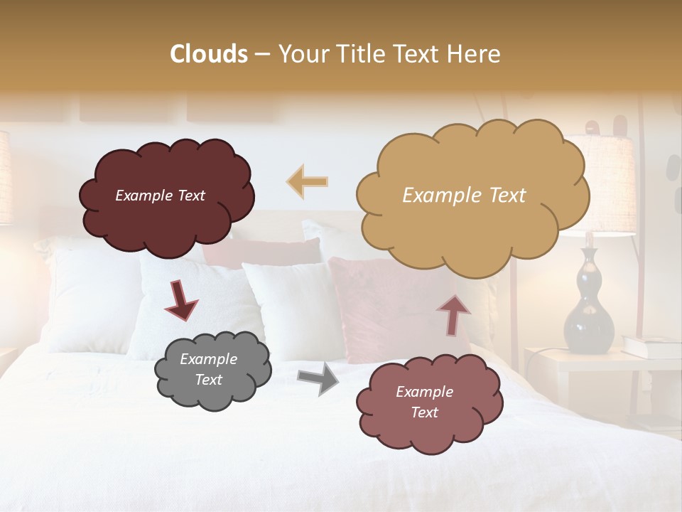 Beautiful Contemporary Bedroom. PowerPoint Template