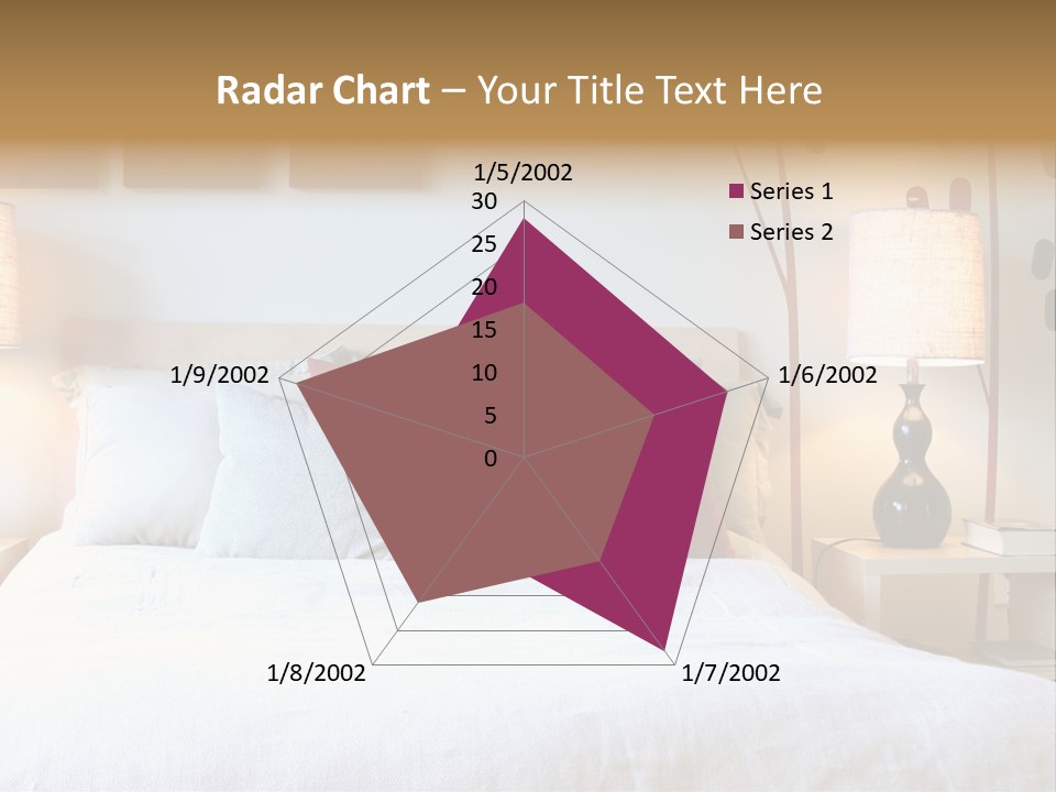 Beautiful Contemporary Bedroom. PowerPoint Template