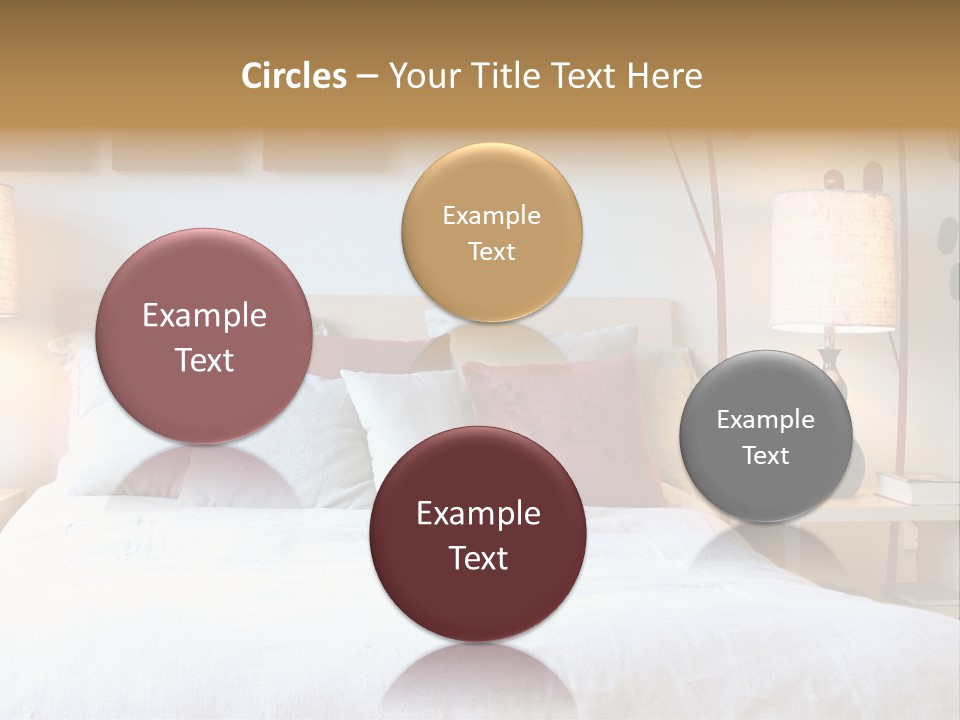 Beautiful Contemporary Bedroom. PowerPoint Template