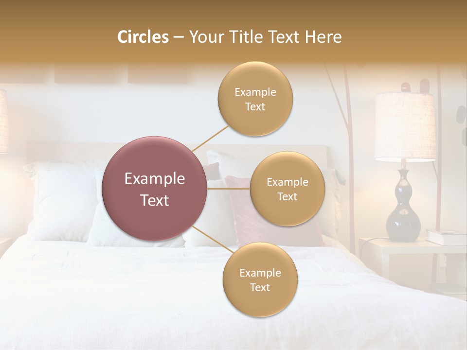 Beautiful Contemporary Bedroom. PowerPoint Template