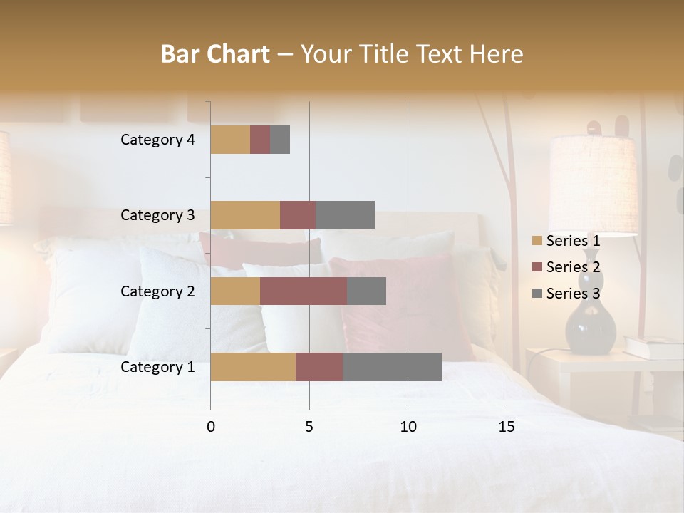 Beautiful Contemporary Bedroom. PowerPoint Template