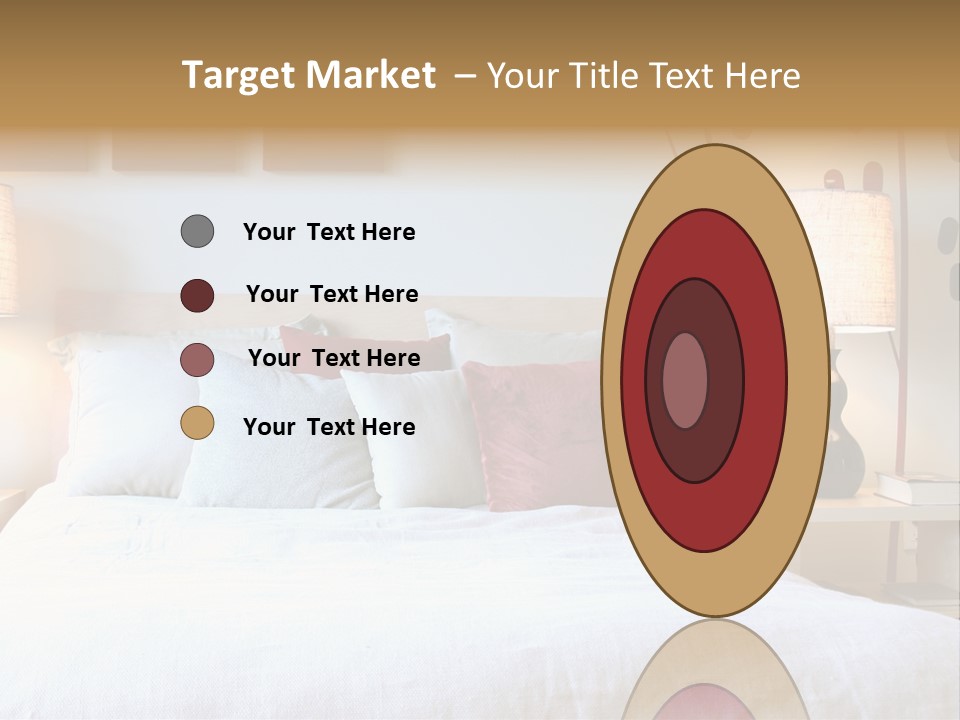 Beautiful Contemporary Bedroom. PowerPoint Template