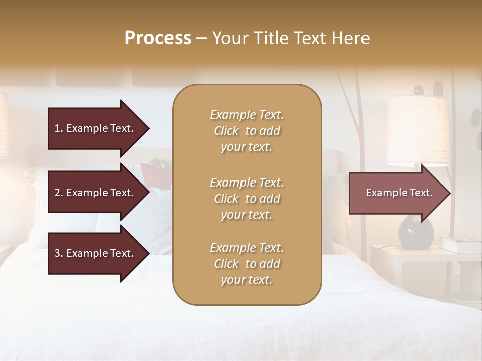 Beautiful Contemporary Bedroom. PowerPoint Template