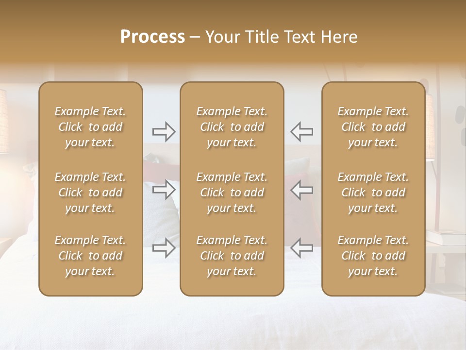 Beautiful Contemporary Bedroom. PowerPoint Template