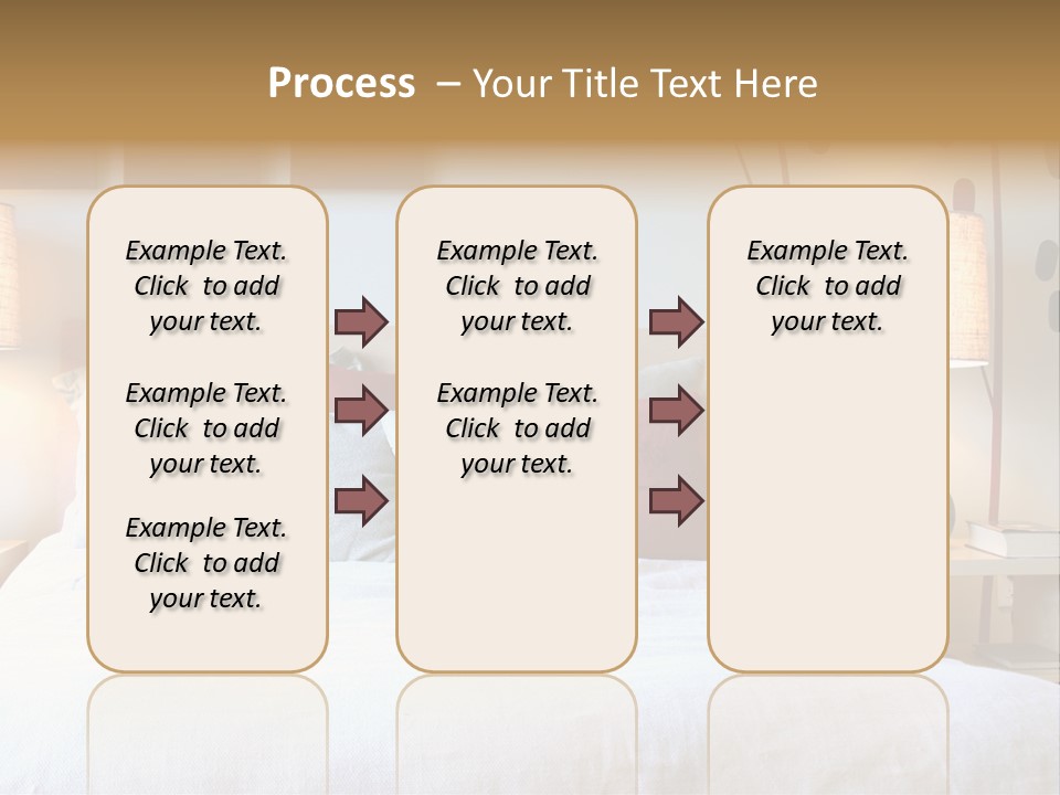 Beautiful Contemporary Bedroom. PowerPoint Template