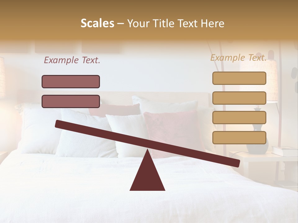 Beautiful Contemporary Bedroom. PowerPoint Template