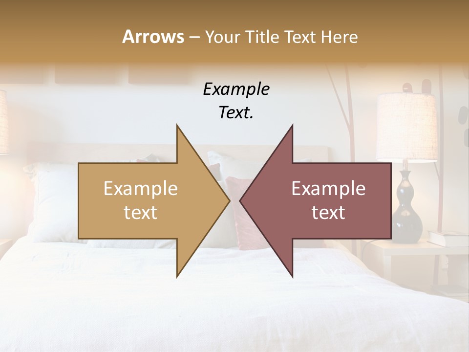 Beautiful Contemporary Bedroom. PowerPoint Template