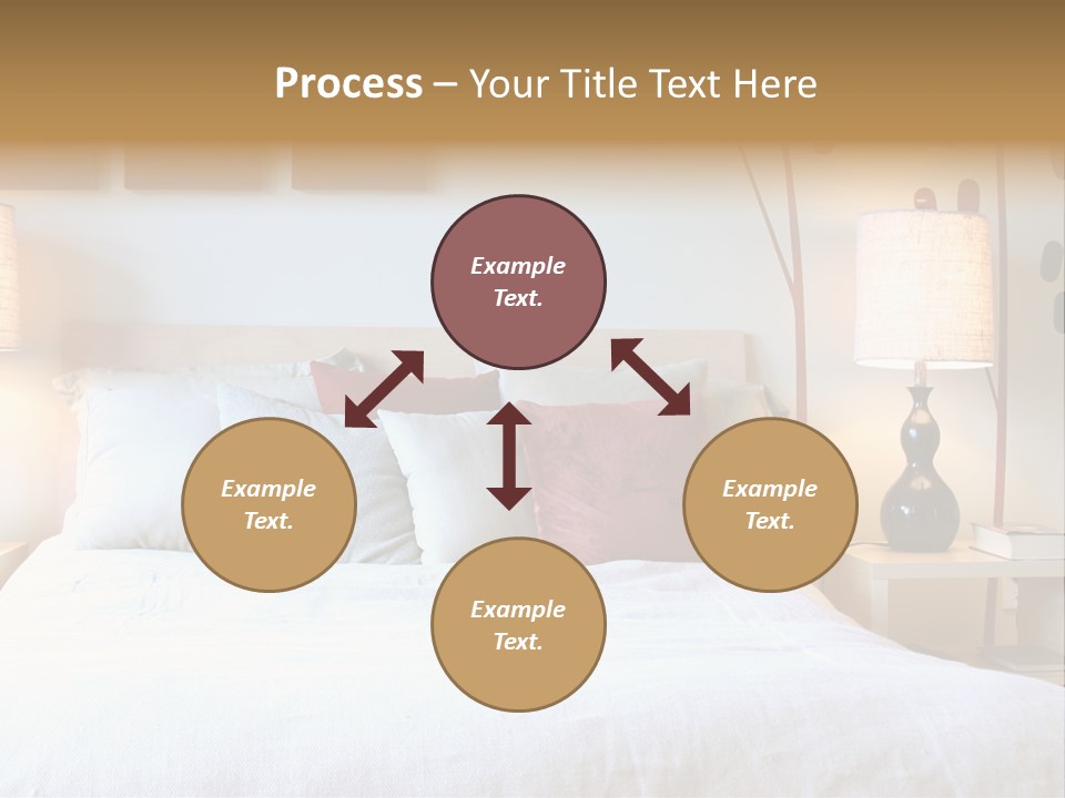 Beautiful Contemporary Bedroom. PowerPoint Template