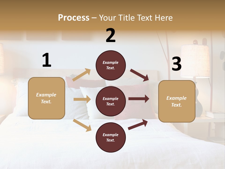 Beautiful Contemporary Bedroom. PowerPoint Template