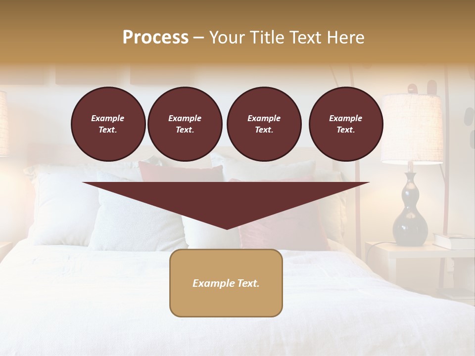 Beautiful Contemporary Bedroom. PowerPoint Template