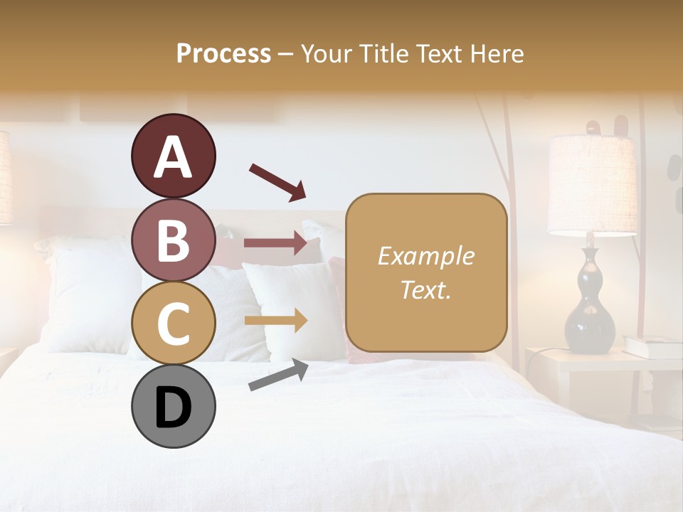 Beautiful Contemporary Bedroom. PowerPoint Template