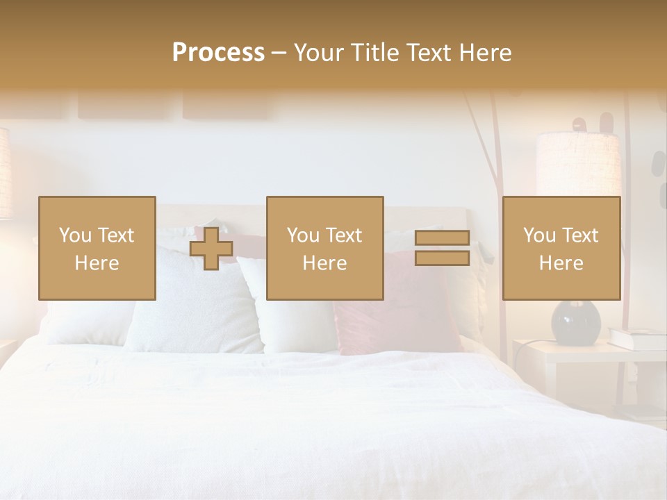 Beautiful Contemporary Bedroom. PowerPoint Template