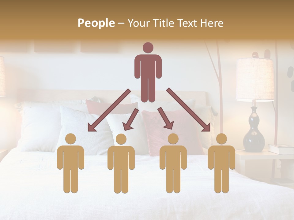 Beautiful Contemporary Bedroom. PowerPoint Template