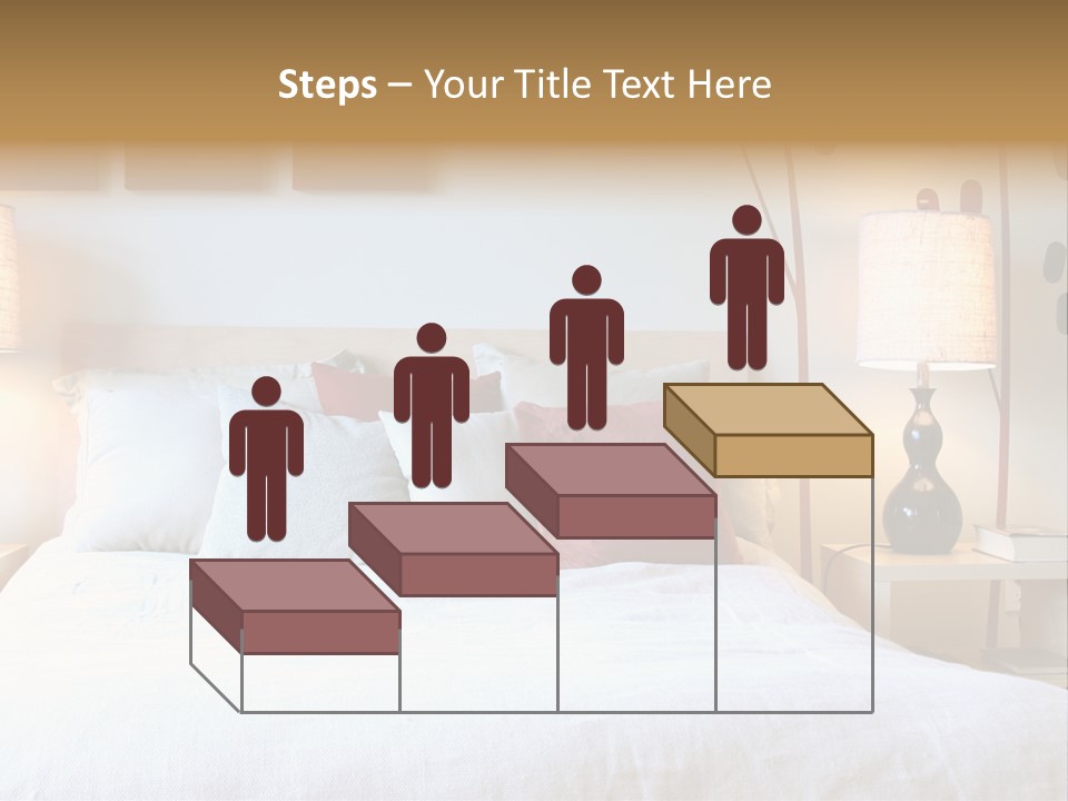 Beautiful Contemporary Bedroom. PowerPoint Template