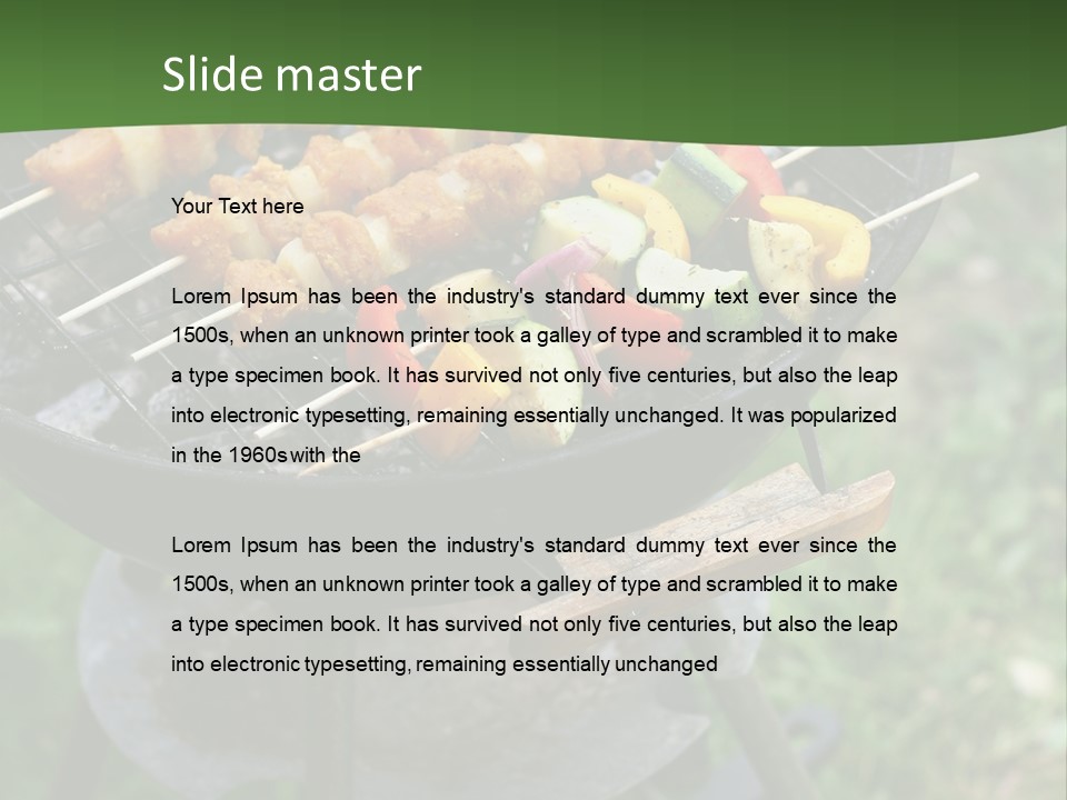 Grilling PowerPoint Template