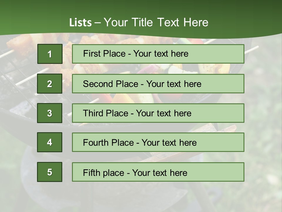 Grilling PowerPoint Template