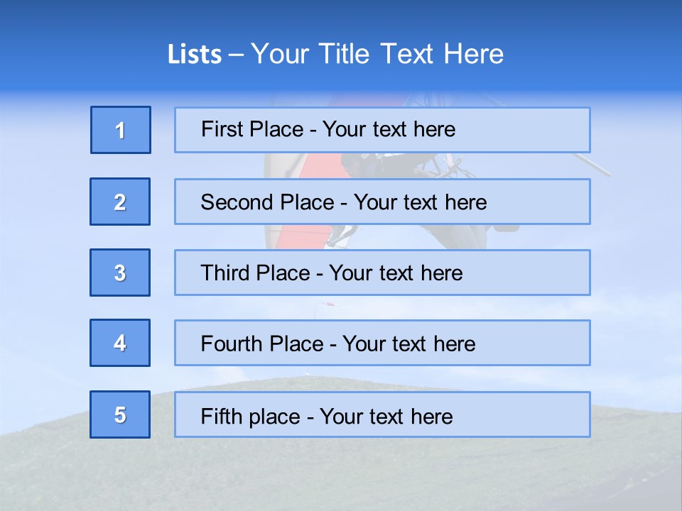 Hang-Gliders PowerPoint Template