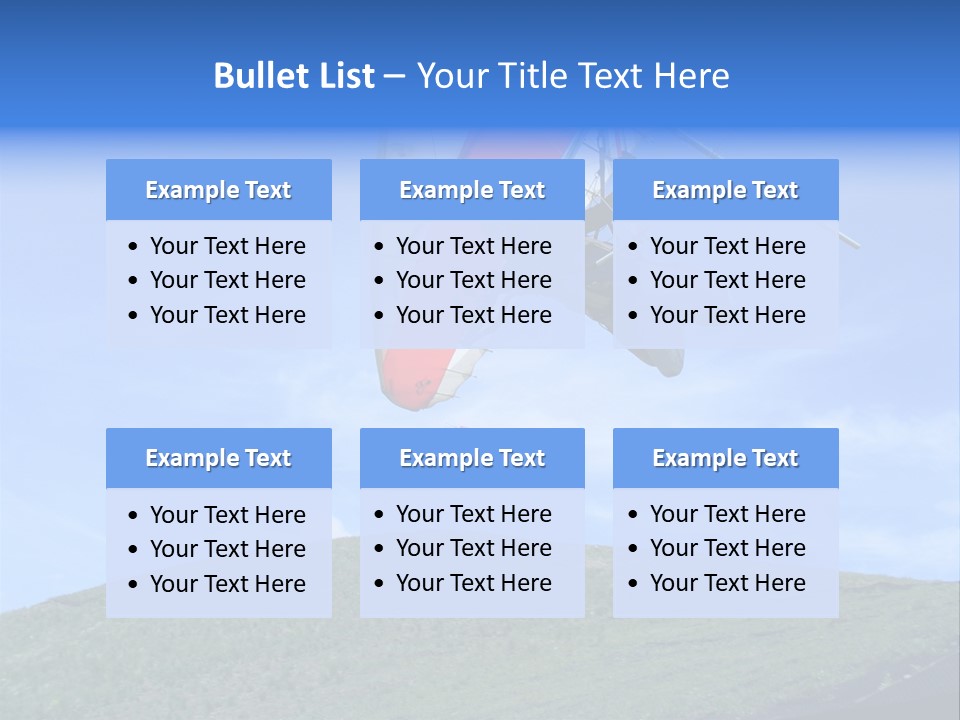 Hang-Gliders PowerPoint Template