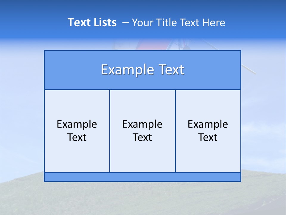 Hang-Gliders PowerPoint Template