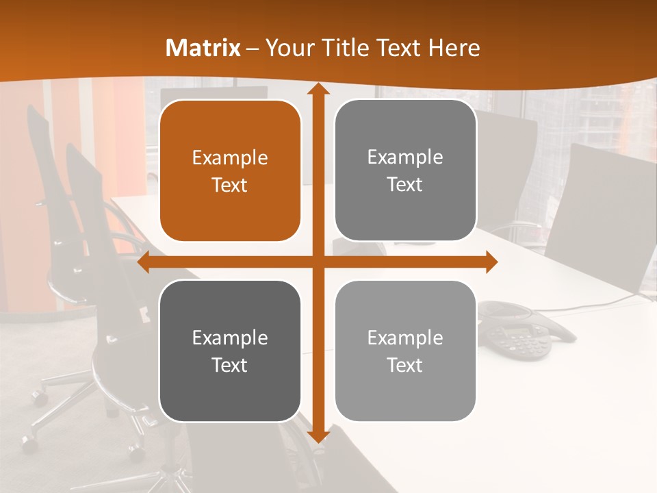 View From Office PowerPoint Template