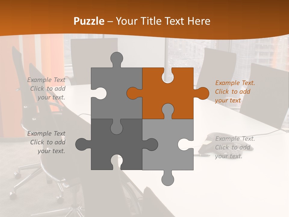 View From Office PowerPoint Template