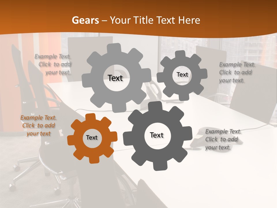 View From Office PowerPoint Template