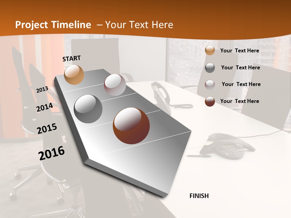 View From Office PowerPoint Template