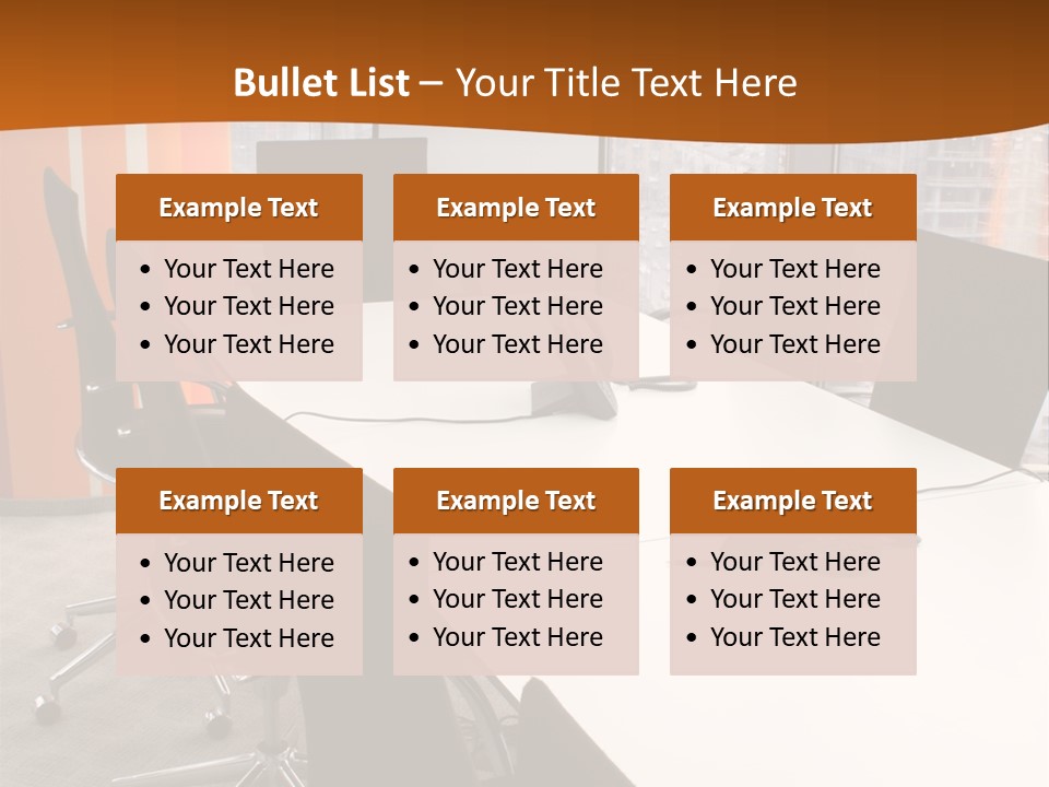 View From Office PowerPoint Template