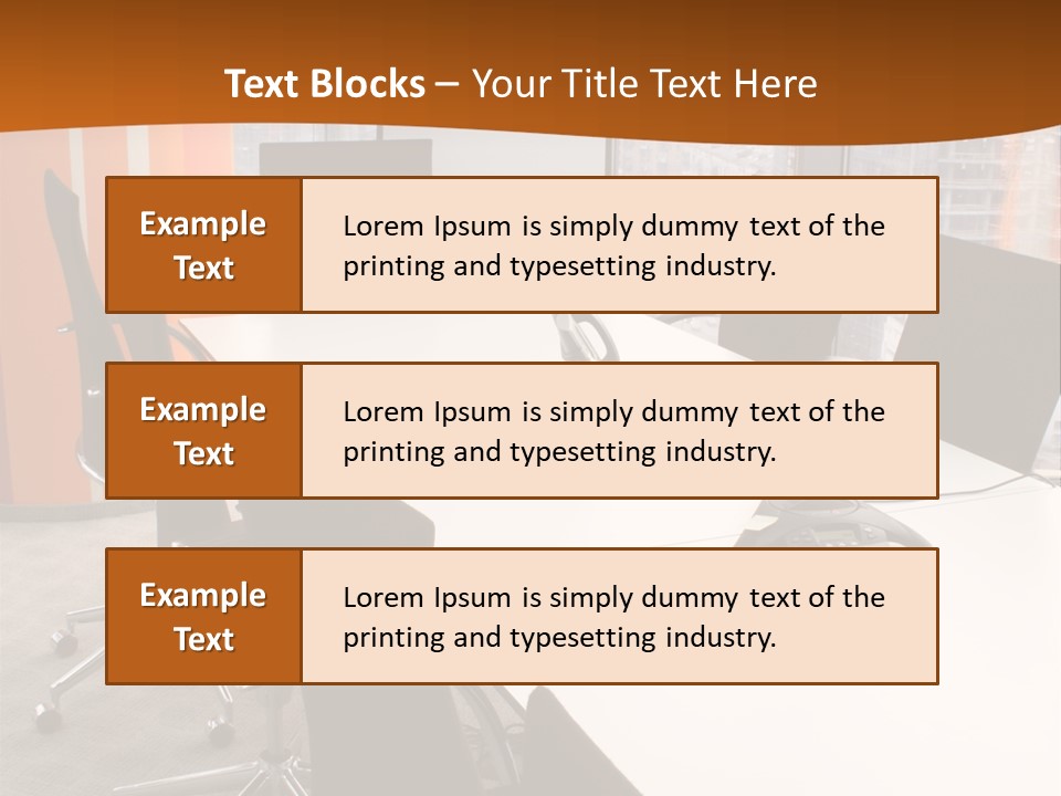 View From Office PowerPoint Template