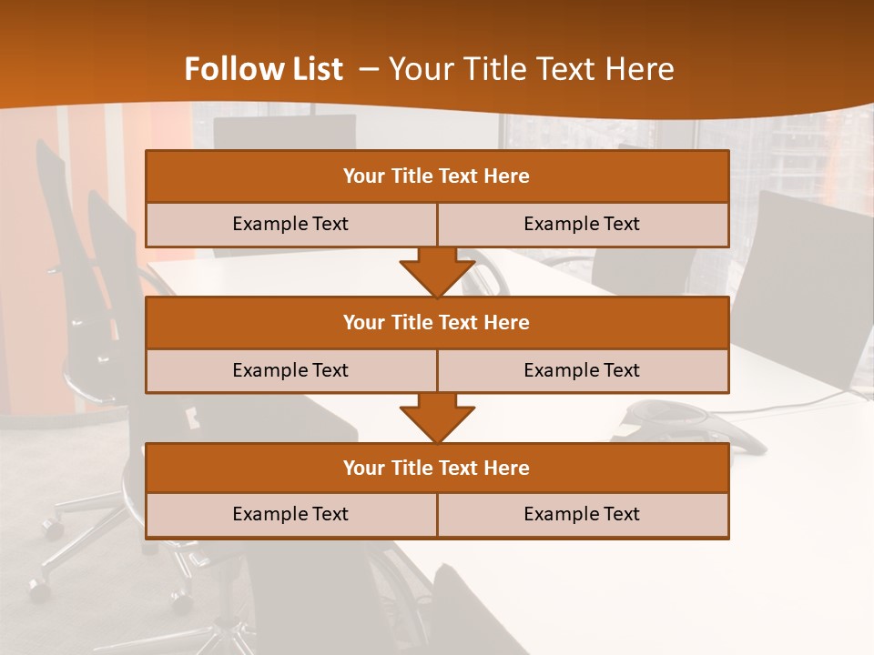 View From Office PowerPoint Template