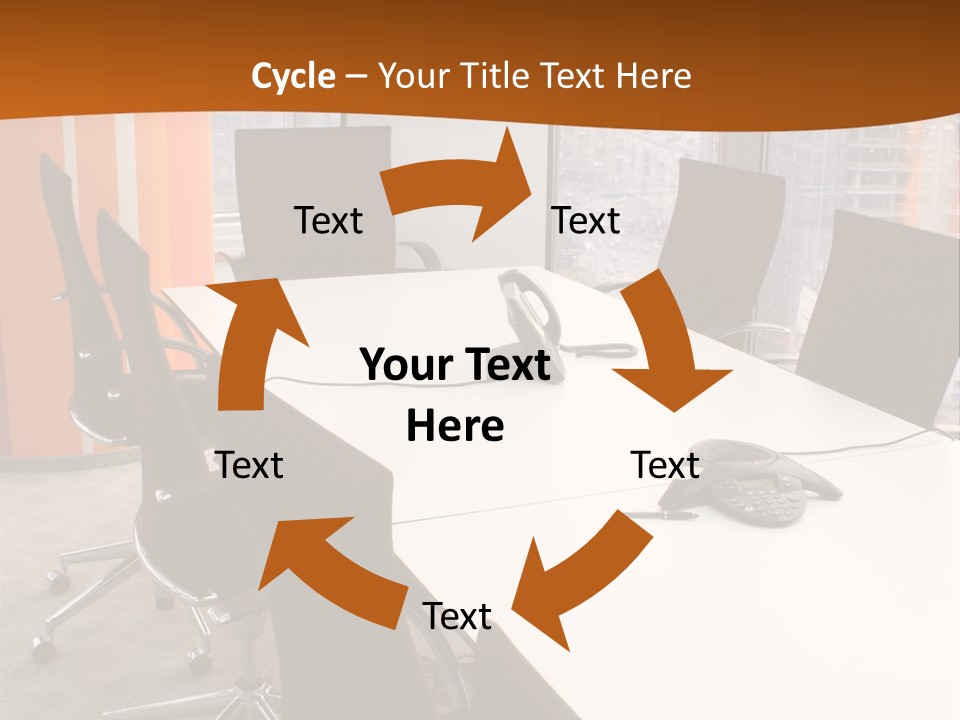 View From Office PowerPoint Template