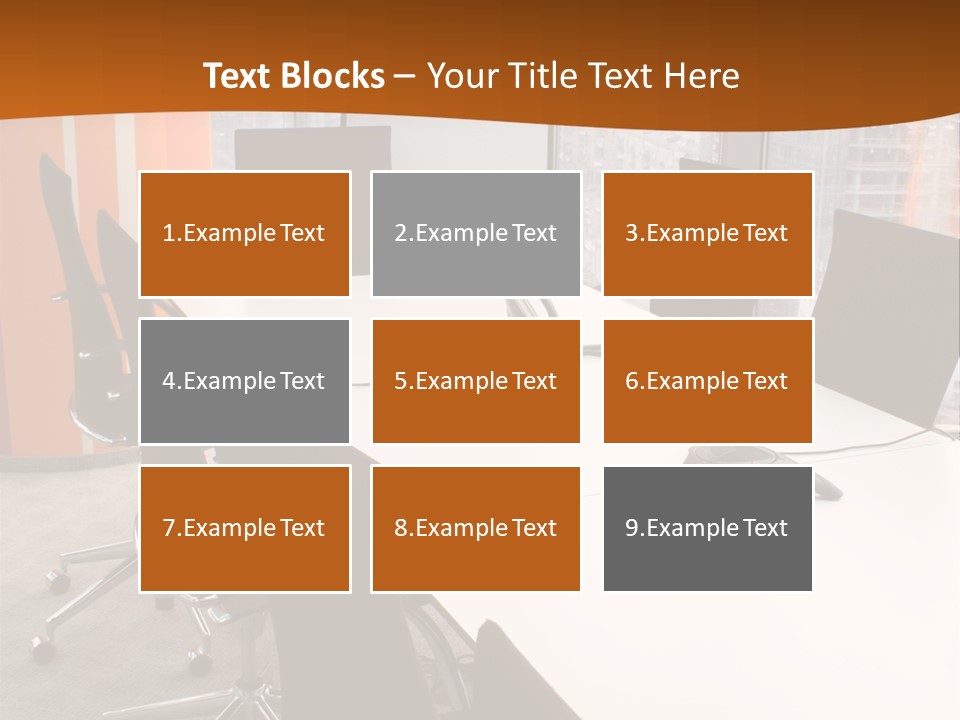 View From Office PowerPoint Template