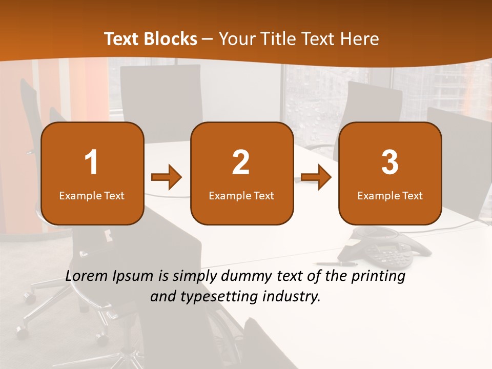 View From Office PowerPoint Template