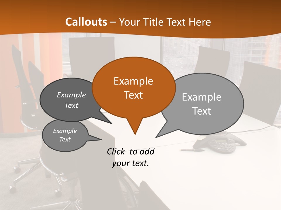 View From Office PowerPoint Template