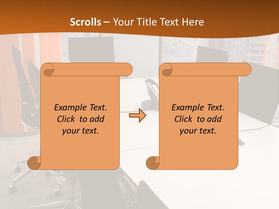 View From Office PowerPoint Template